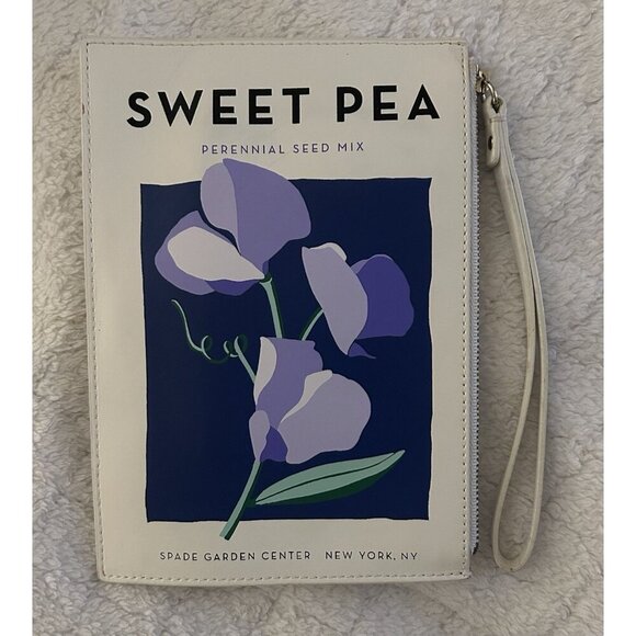 Kate Spade New York Sweet Pea Spade Garden Center Floral Wallet Clutch Wristlet - Picture 1 of 6